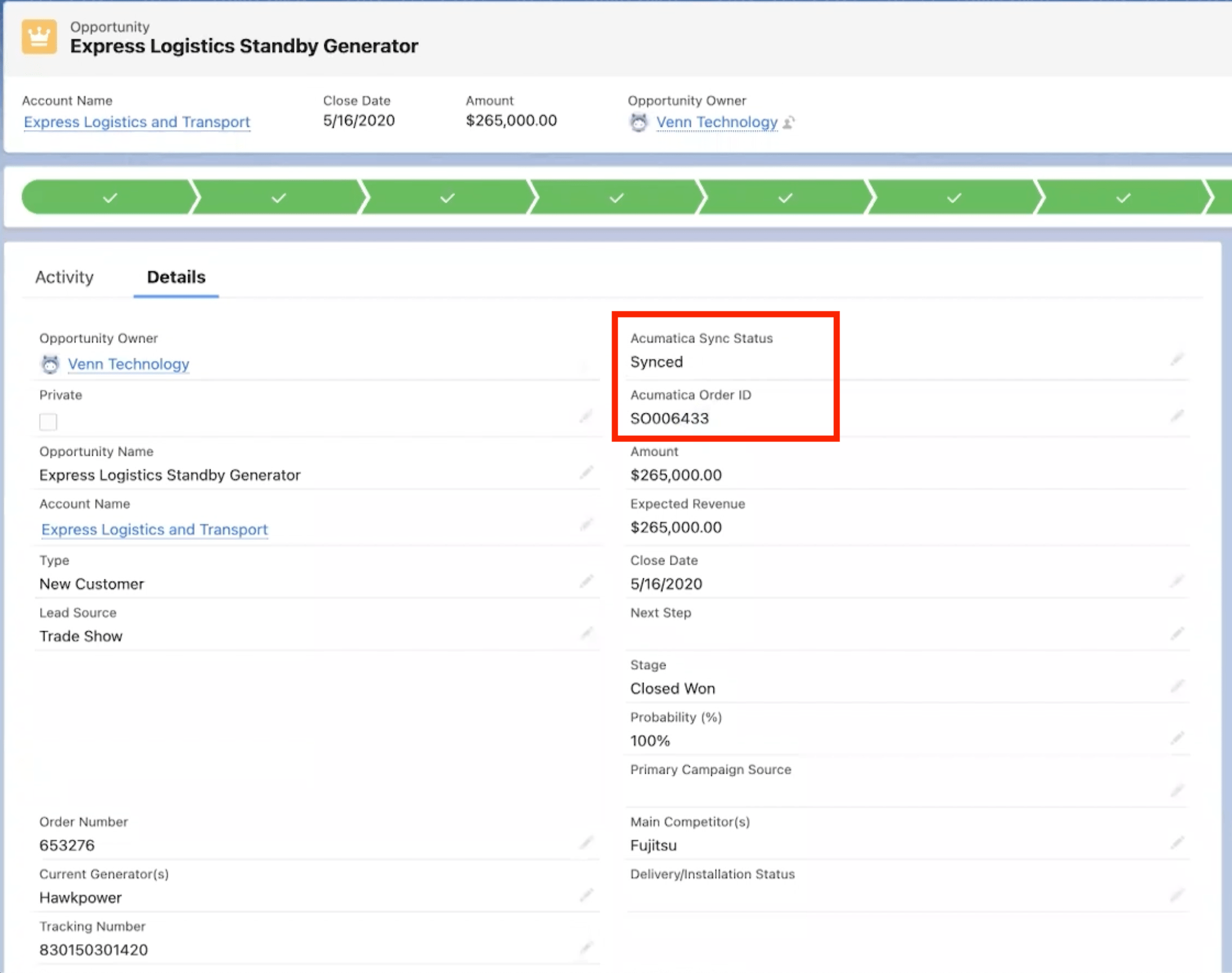 Can you integrate Acumatica and Salesforce? - Venn Technology