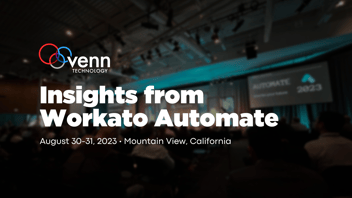 Workato Automate 2023 - Venn Technology