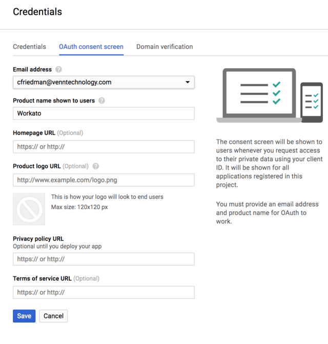 Connecting Google Cloud to Workato