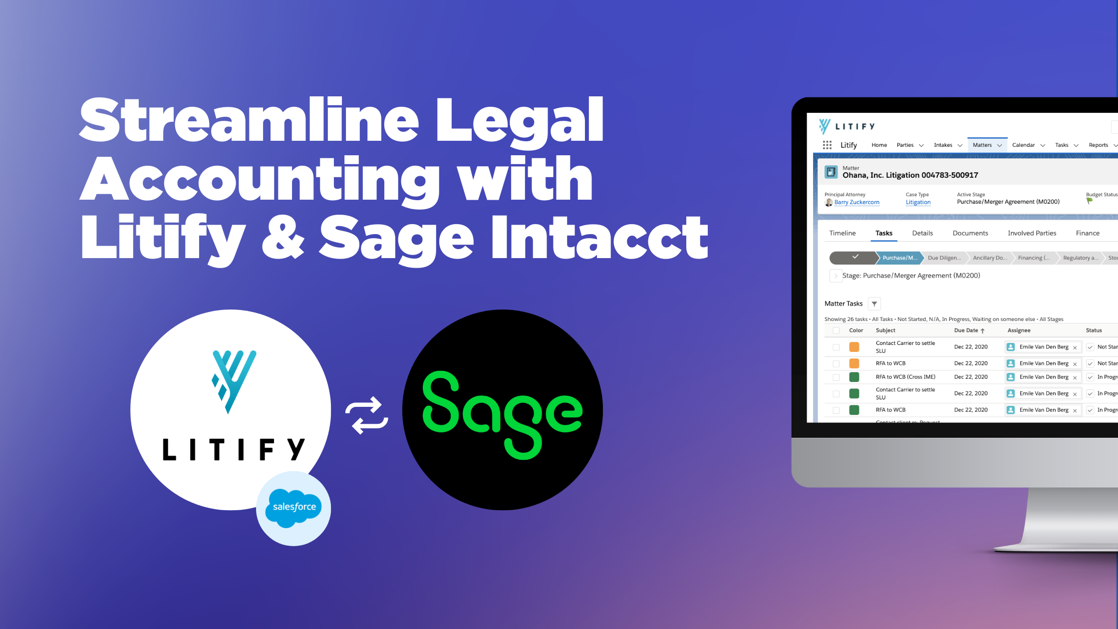 Litify Sage Intacct Integration Blog #1