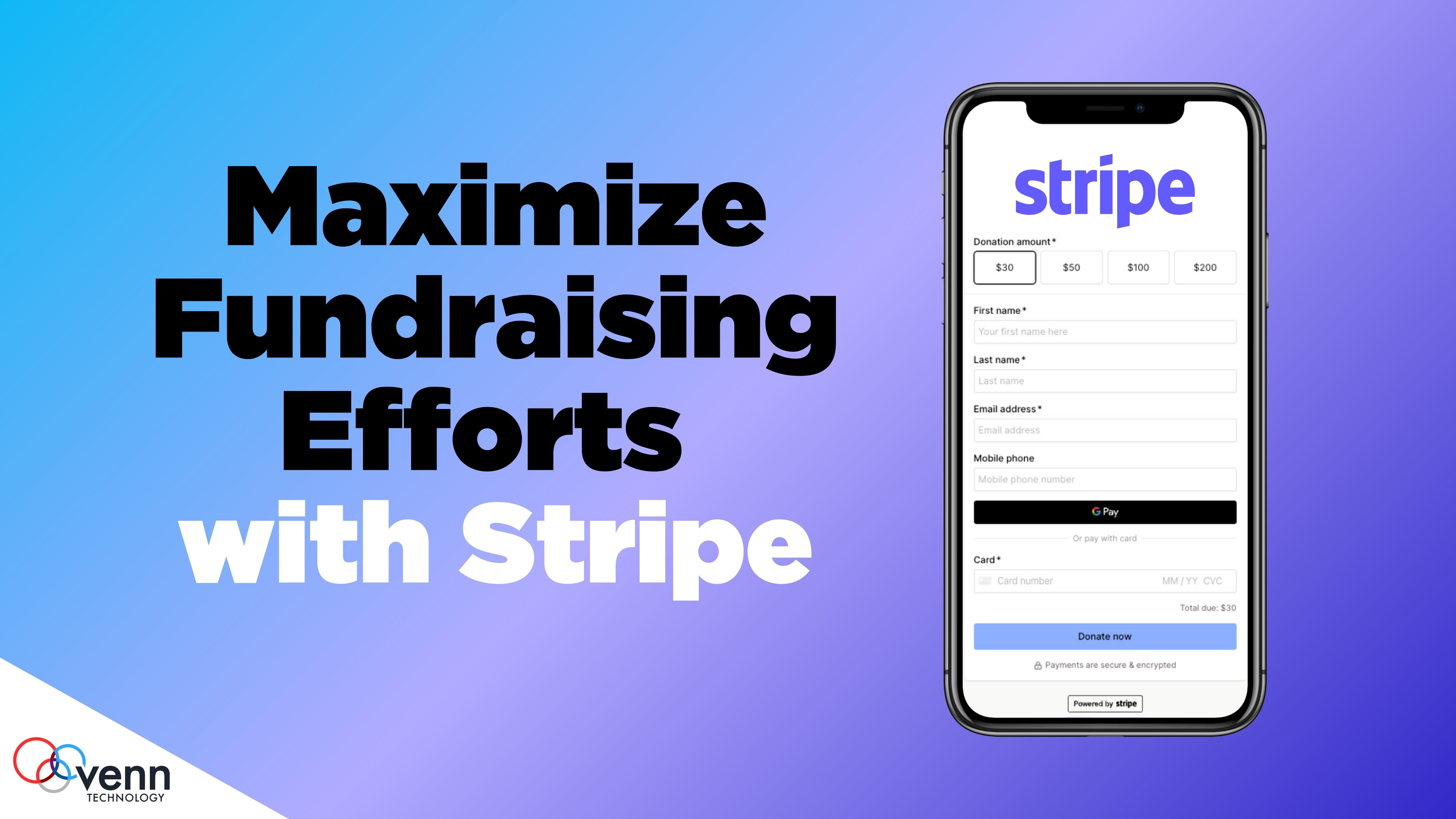 Maximize Fundraising - Stripe Integration for Nonprofits