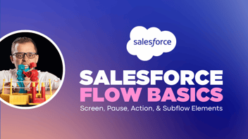 Salesforce Flow Basics: Screen, Pause, Action, & Subflow Elements
