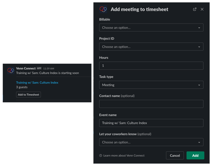 timesheet entry