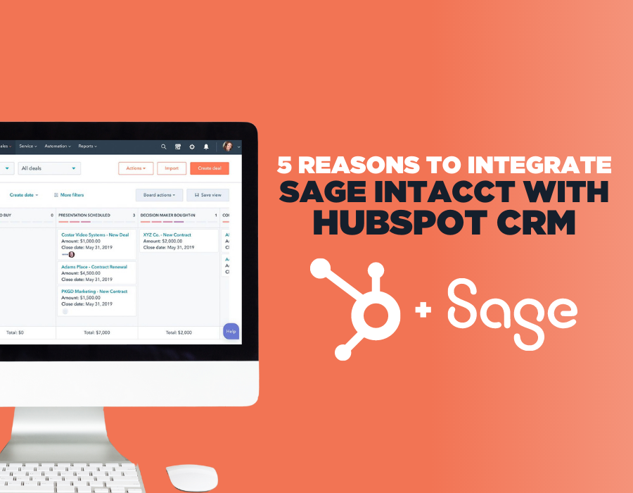 5 Reasons to Intacct + Hubspot CRM