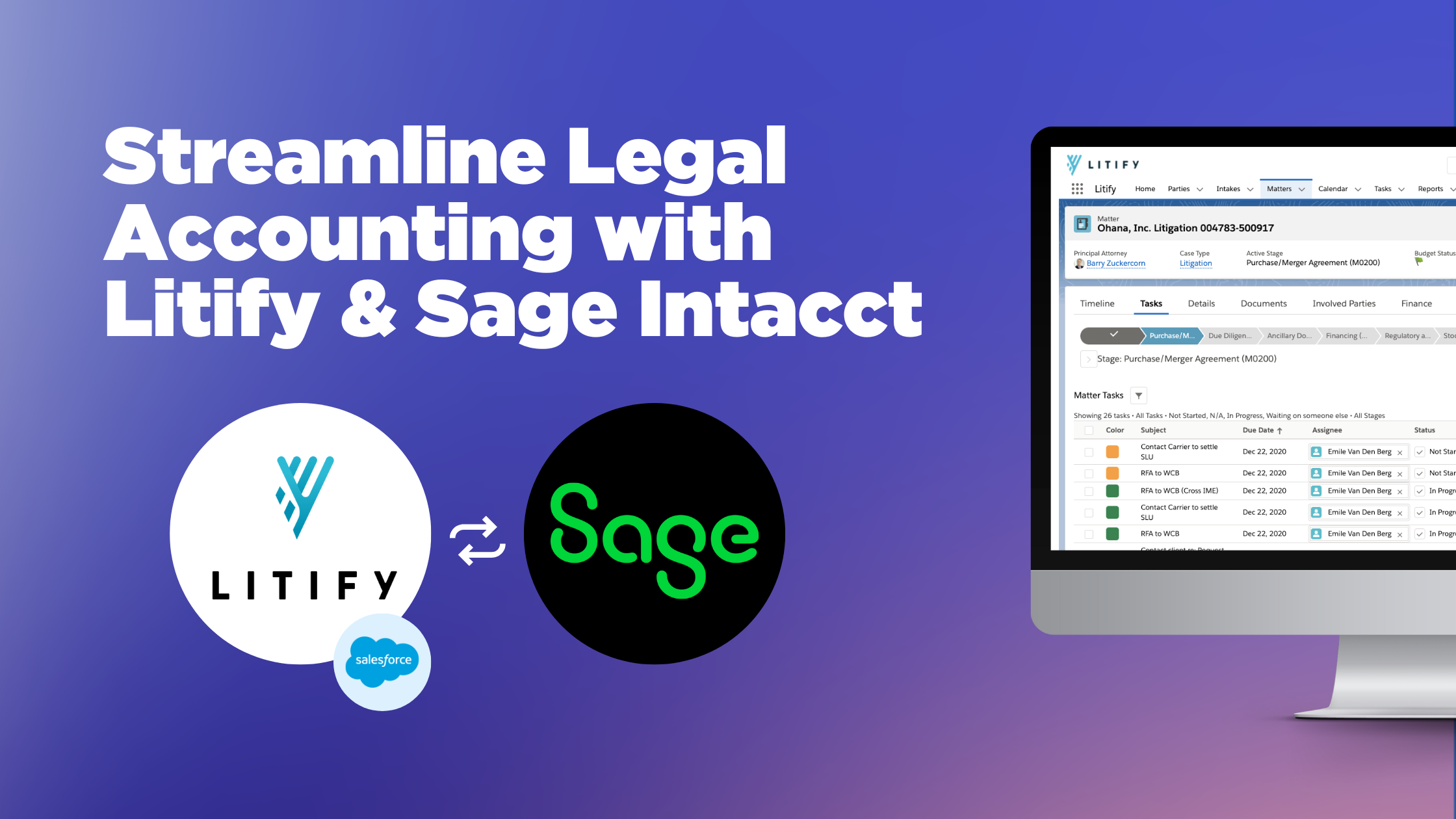 Litify Integrations: Streamline Legal Accounting with Litify & Sage Intacct